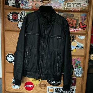 Men’s Calvin Klein Leather Jacket XS